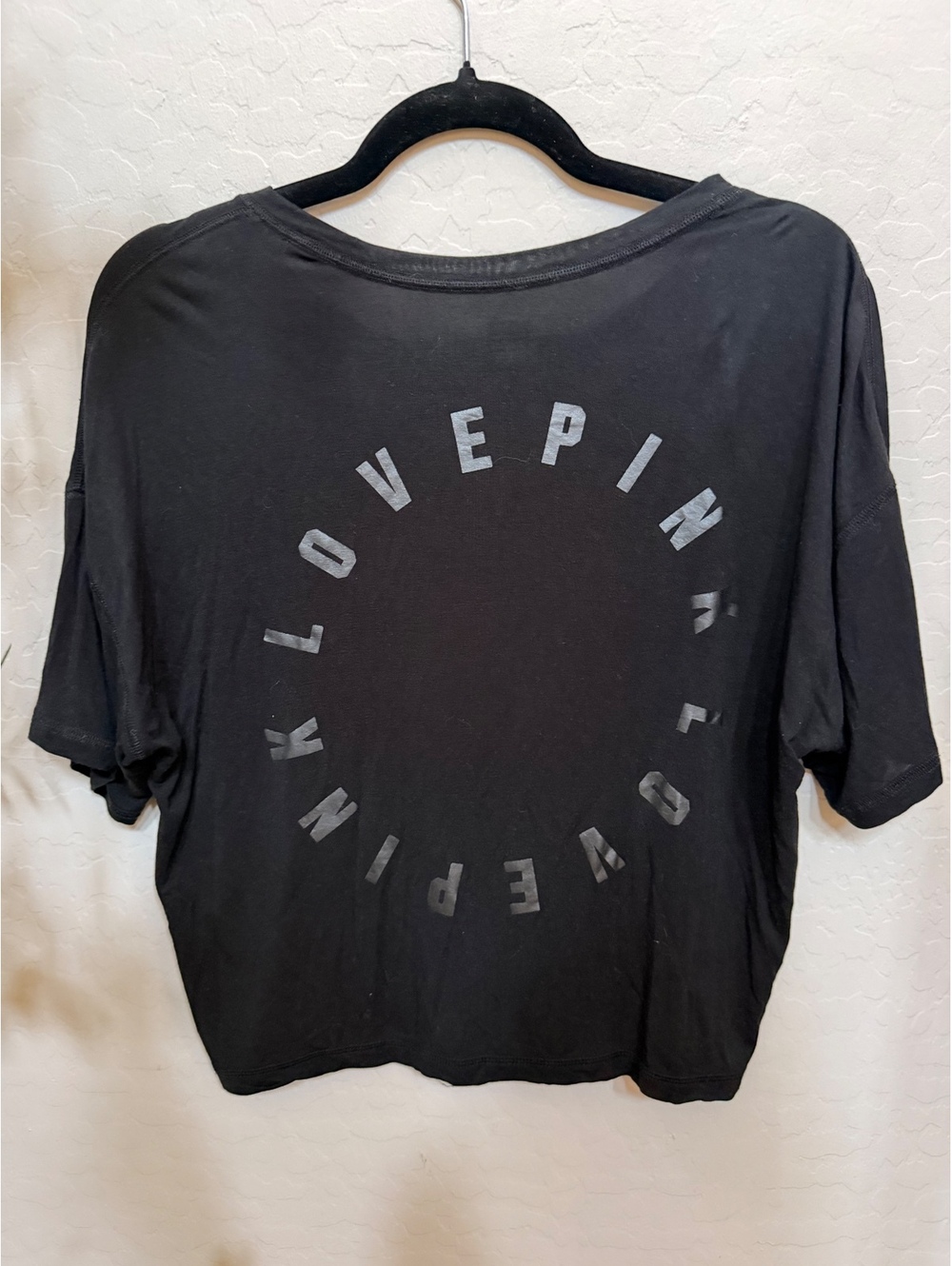 Victoria secret pink cropped t shirt - Picture 5 of 5